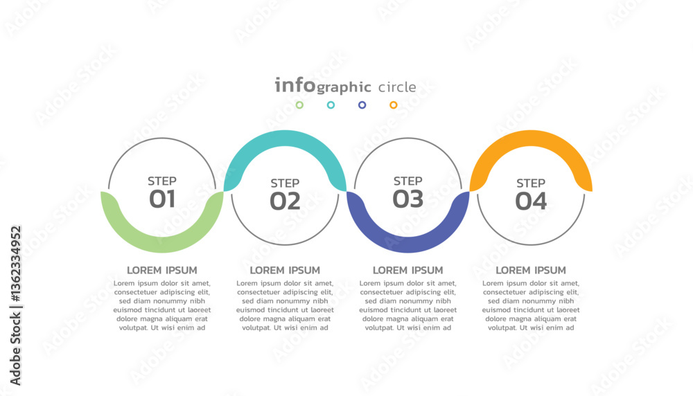 Infographic business template colorful background design Infographic business template colorful background design