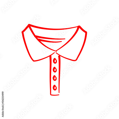 collars for polo shirt vector
