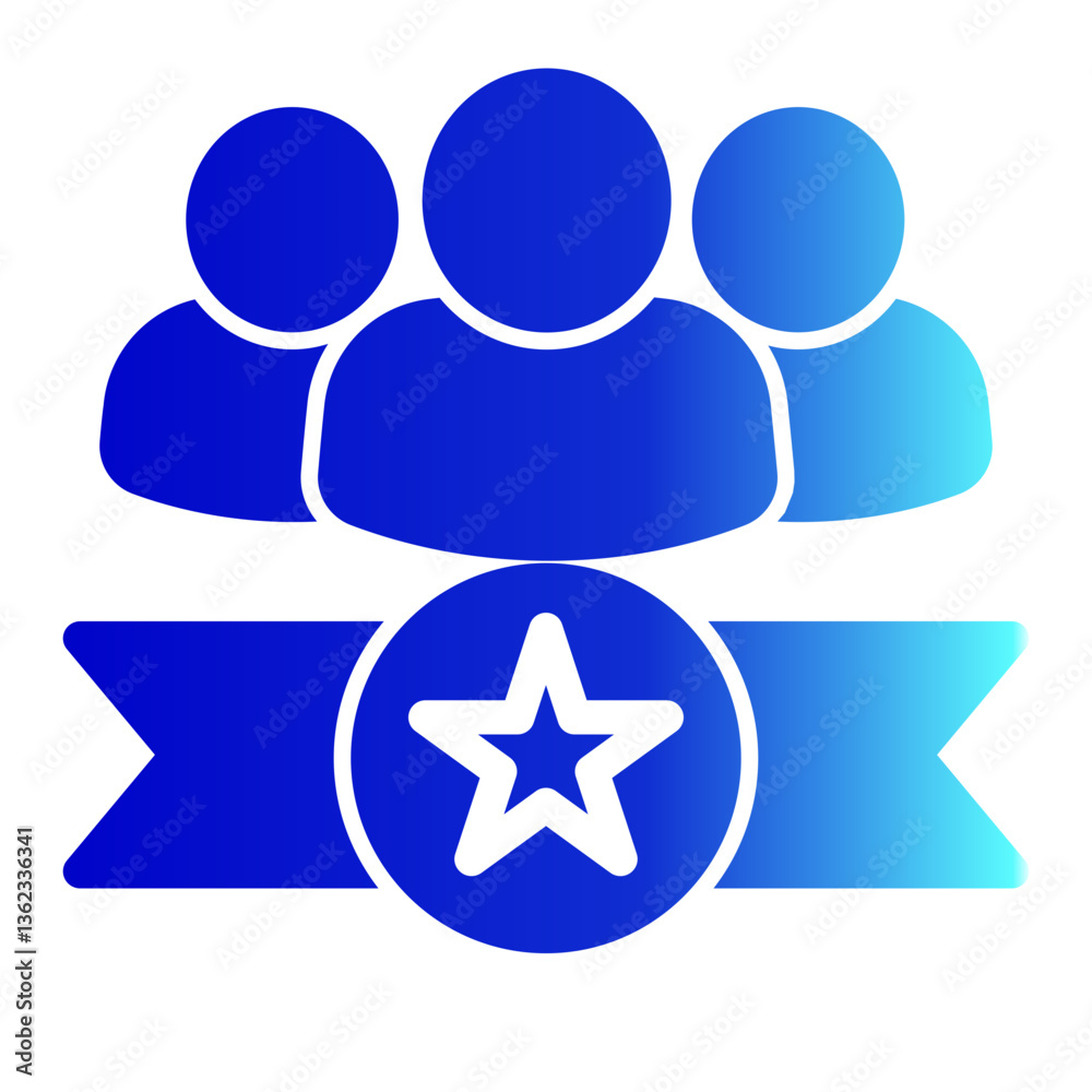 Team Icon Glyph Gradient Style for Team Building Pack Icon Themes Team Icon Glyph Gradient Style for Team Building Pack Icon Themes
