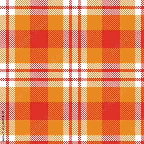 Modern Seamless Tartan in Warm White tones Textile Design Variant 1858