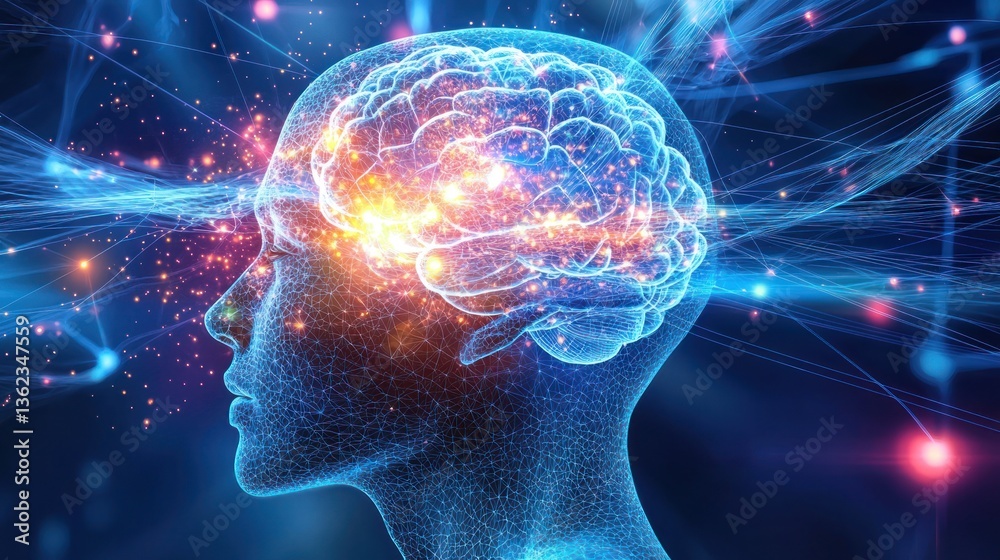 Abstract neural connections representing human thoughts and communication flow. Abstract neural connections representing human thoughts and communication flow.