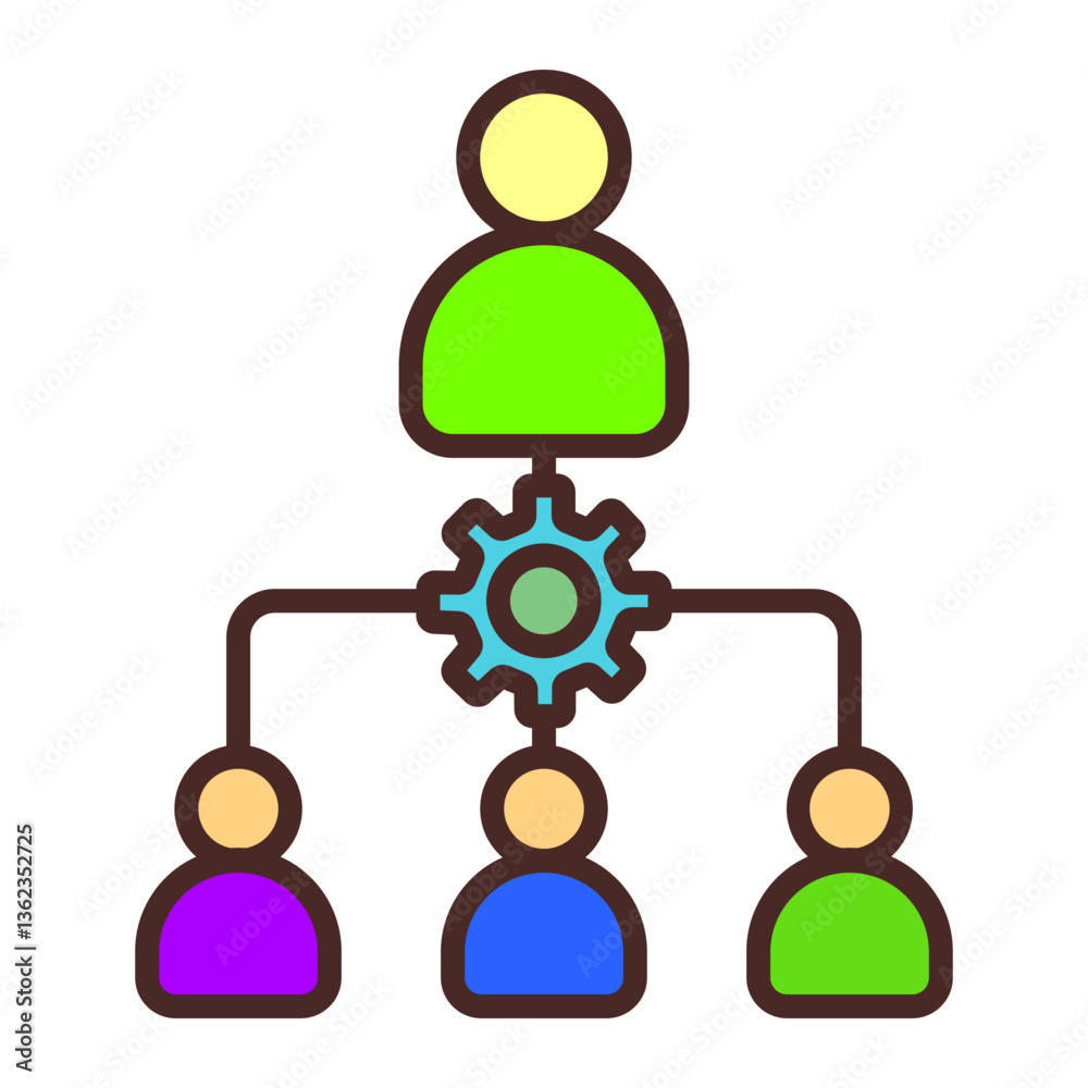 Delegate Vector Icon Design Delegate Vector Icon Design