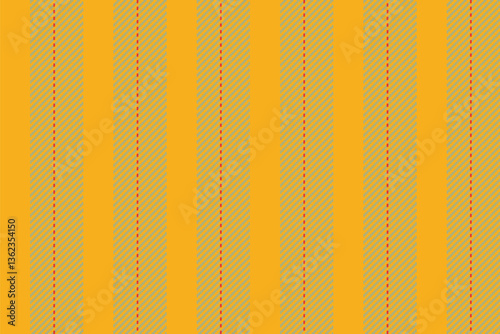 Sibbon pattern fabric seamless, latin background textile lines. Garpet vector stripe vertical texture in amber and lime colors.