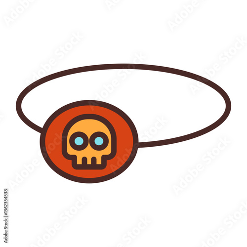 Eyepatch Vector Icon Design