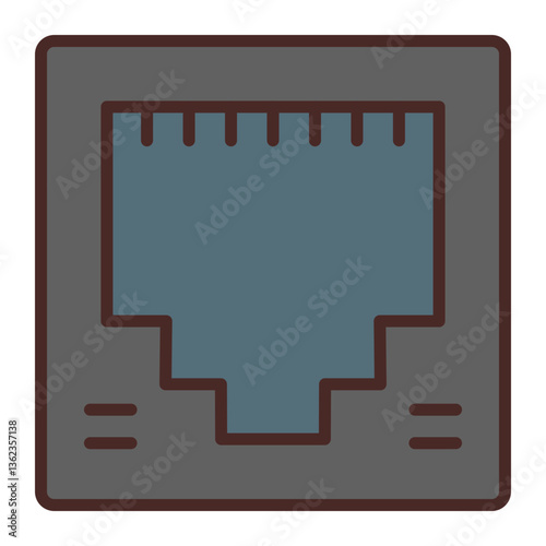 Ethernet Vector Icon Design