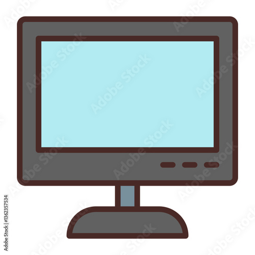 Lcd Vector Icon Design