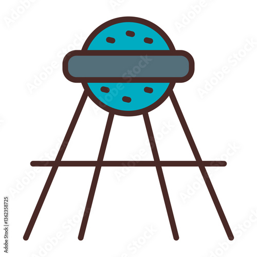 Sputnik Vector Icon Design