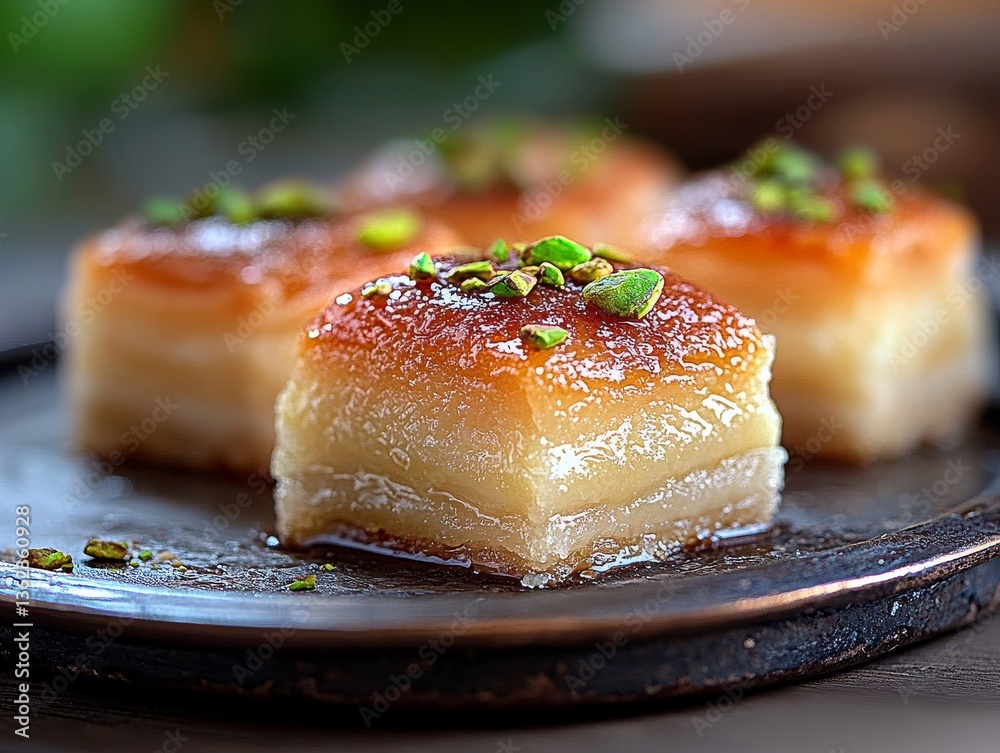 Traditional Arabic and Turkish sweet delights. Generative AI Traditional Arabic and Turkish sweet delights. Generative AI