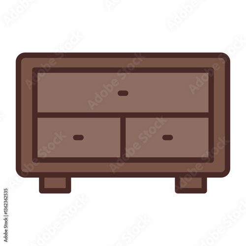 Drawer Vector Icon Design