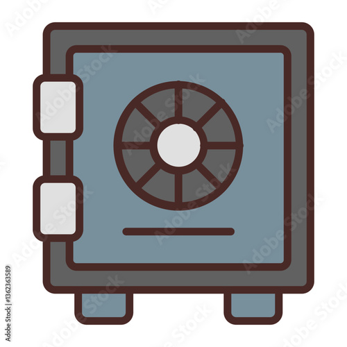 Strongbox Vector Icon Design