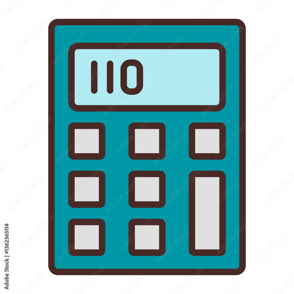 Calculator Vector Icon Design Calculator Vector Icon Design