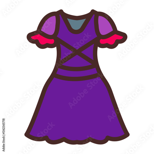 Dirndl Vector Icon Design