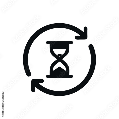Simple Stopwatch Icon Representing Time, Efficiency, and Speed for Business and Productivity