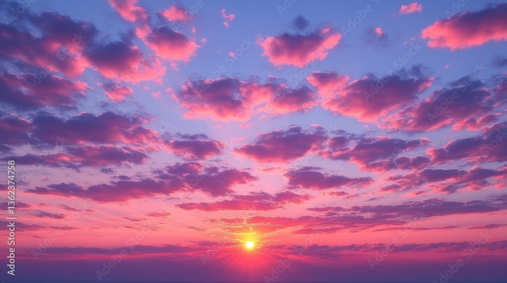 Majestic Pink Sunset Sky Majestic Pink Sunset Sky