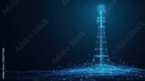 Wallpaper Mural Abstract Digital Cell Tower Torontodigital.ca