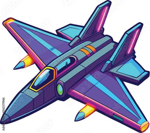 Cool Cartoon Warplane for Kids