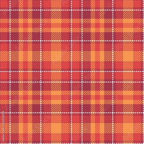 Modern Deep Dark Rose Seamless Tartan Textile Design Variant 1993