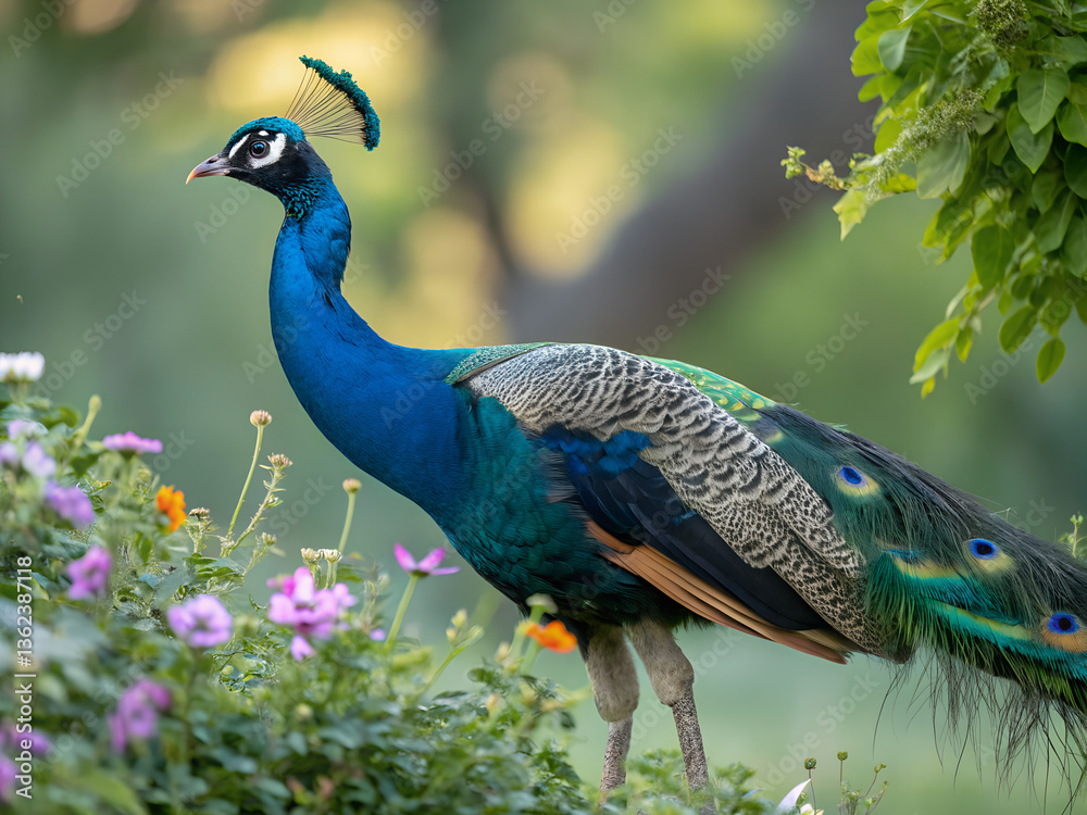 Obraz premium Animal photography - indian peafowl