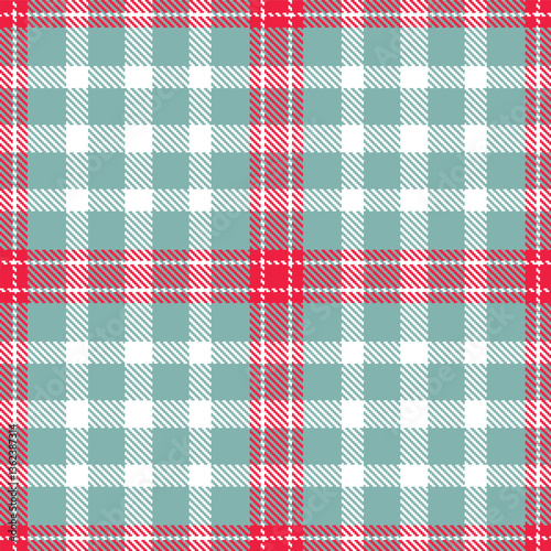 Modern Iridescent White Seamless Tartan Textile Design Variant 2011