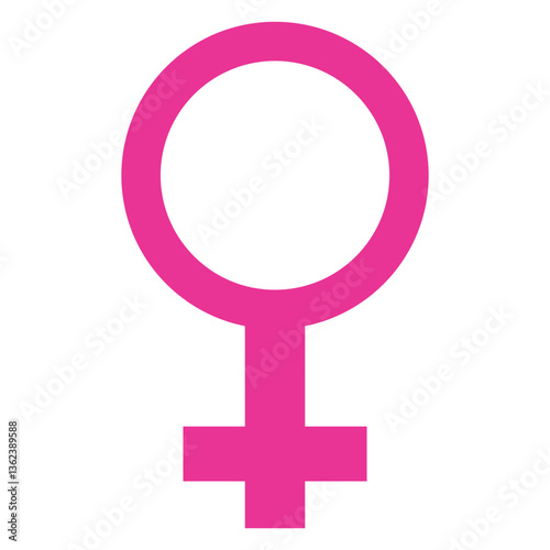 Female genital mark icon vector design