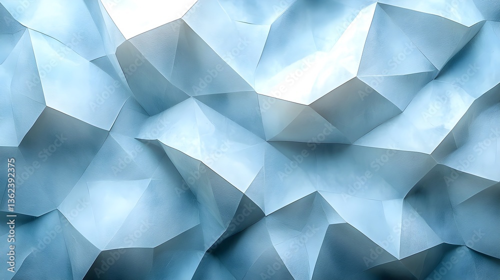 Obraz premium Abstract Geometric Mountain View