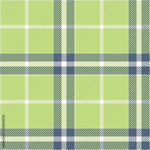 Modern Light White Seamless Tartan Textile Design Variant 2084