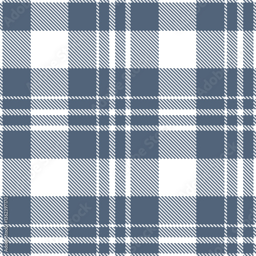 Modern Pale White Seamless Tartan Textile Design Variant 2087