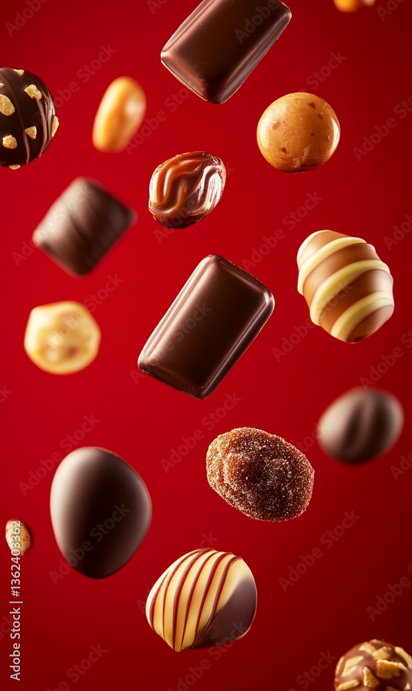 Fototapeta premium Candy chocolate perfect texture