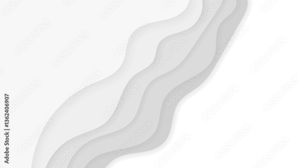 multi colored gray and white wavy papercut with overlap layers background multi colored gray and white wavy papercut with overlap layers background