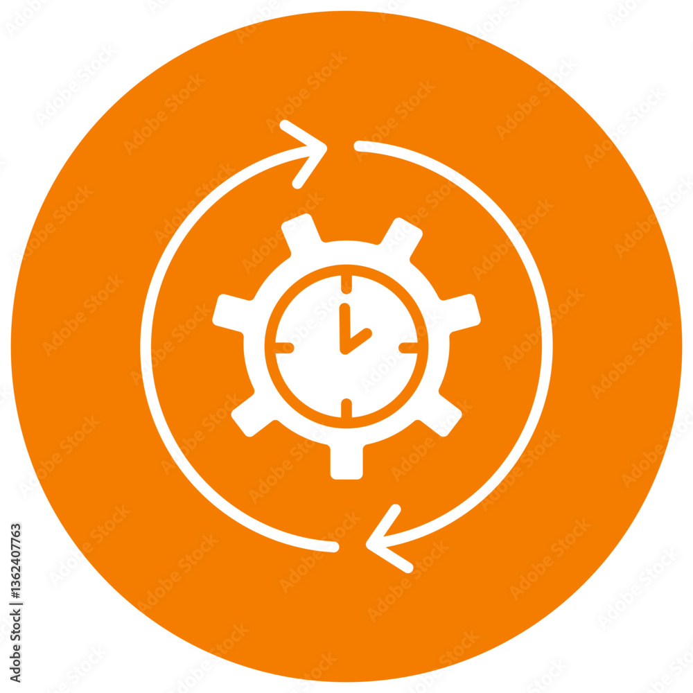 Automated Scheduling App Circle Icon Automated Scheduling App Circle Icon