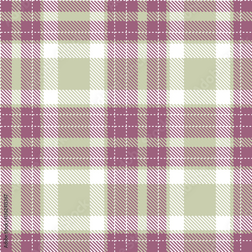 Modern Seamless Tartan in Light White tones Textile Design Variant 2236
