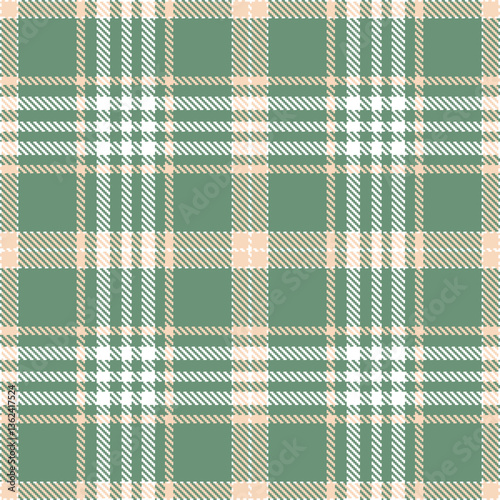 Modern Seamless Tartan in Metallic White tones Textile Design Variant 2252
