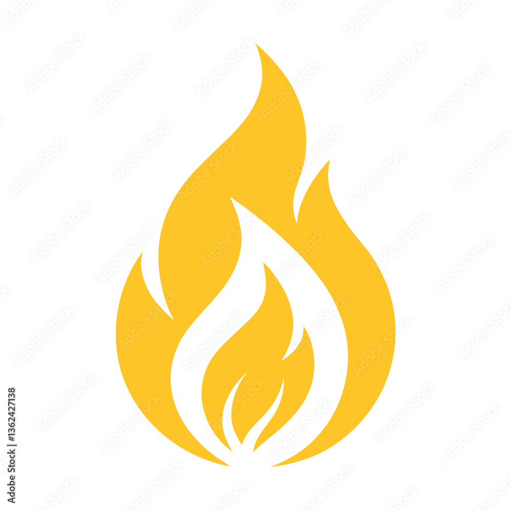 Yellow Fire Flame Logo Sign Vector Illustration for Logos, Promotions, Websites, Marketing, Games, Packaging, Branding, Sports, Energy and BBQ Yellow Fire Flame Logo Sign Vector Illustration for Logos, Promotions, Websites, Marketing, Games, Packaging, Branding, Sports, Energy and BBQ