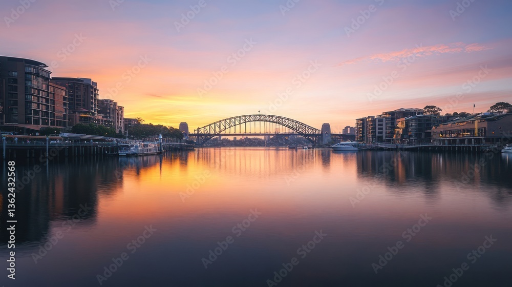 Sunrise over Harbour Bridge