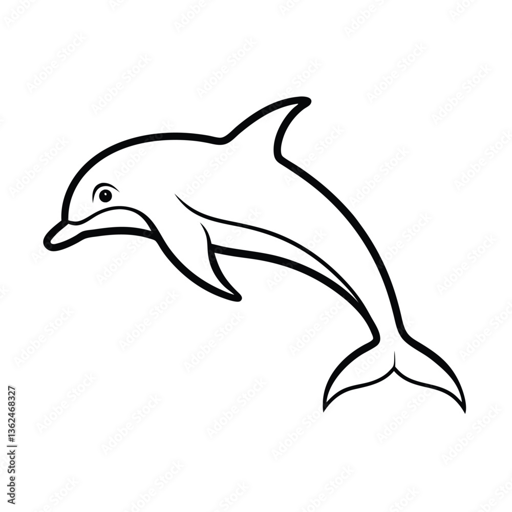 dolphin isolated on white background, dolphin isolated on white background,