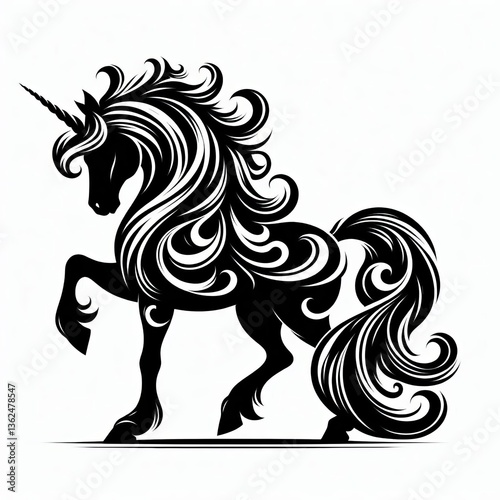 Unicorn Silhouette illustration