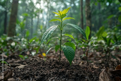 A New Sprout in the Forest: Nature's Resilience