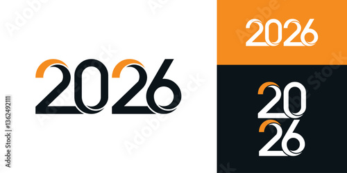 2026 Design illustration with creative modern unique concept idea