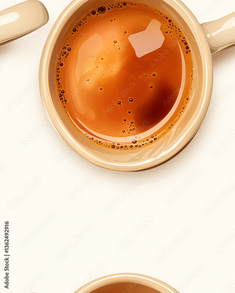 seamless pattern Realistic and artistic illustrations of coffee beans, brewing equipment, coffee cups for background or wallpaper seamless pattern Realistic and artistic illustrations of coffee beans, brewing equipment, coffee cups for background or wallpaper