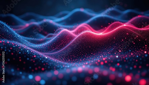 Digital Symphony: A visually stunning digital artwork that evokes the mesmerizing dance of light and form.