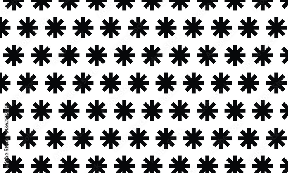 Vector cross seamless geometric pattern Textile striped black and white texture Vector cross seamless geometric pattern Textile striped black and white texture