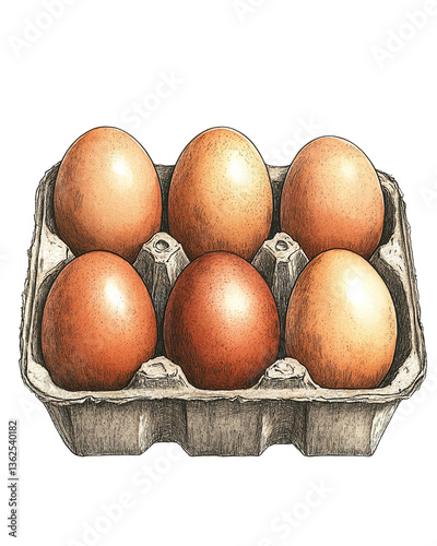 brown eggs in a basket