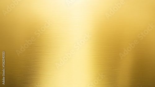 Abstract background of golden metal texture, light brown paper with a shiny surface and gradient, elegant golden wallpaper for design.