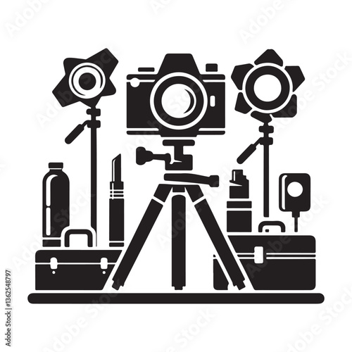 set of cameras vector