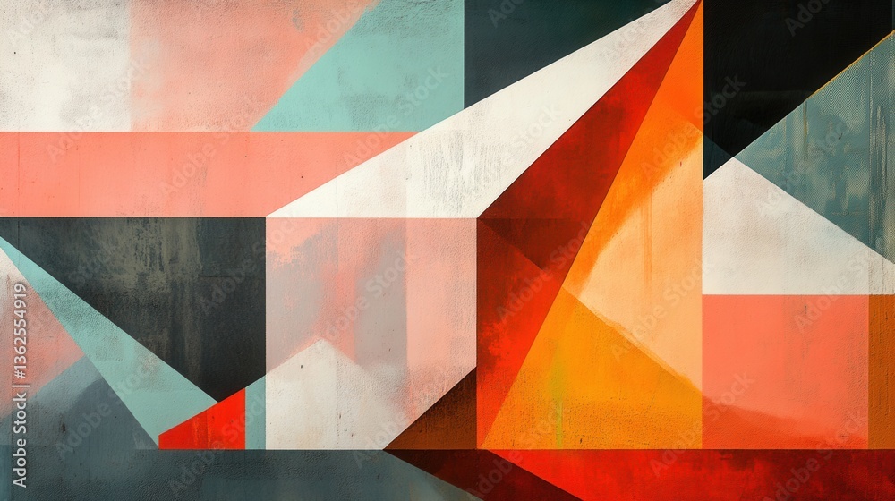 Fototapeta premium Geometric structures provide clarity to abstract concepts