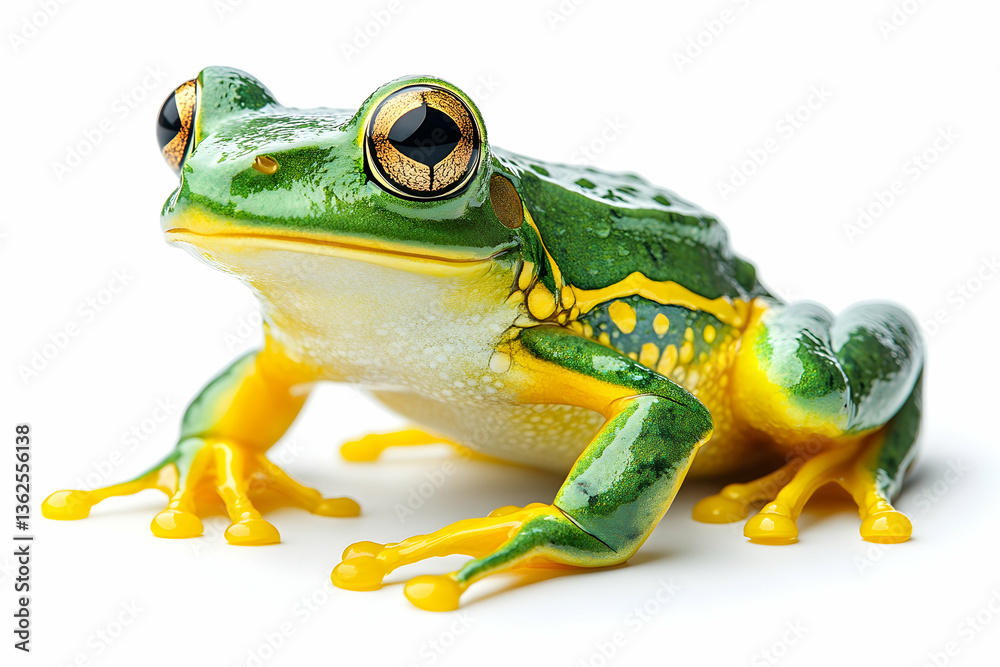 Obraz premium Green & Yellow Frog