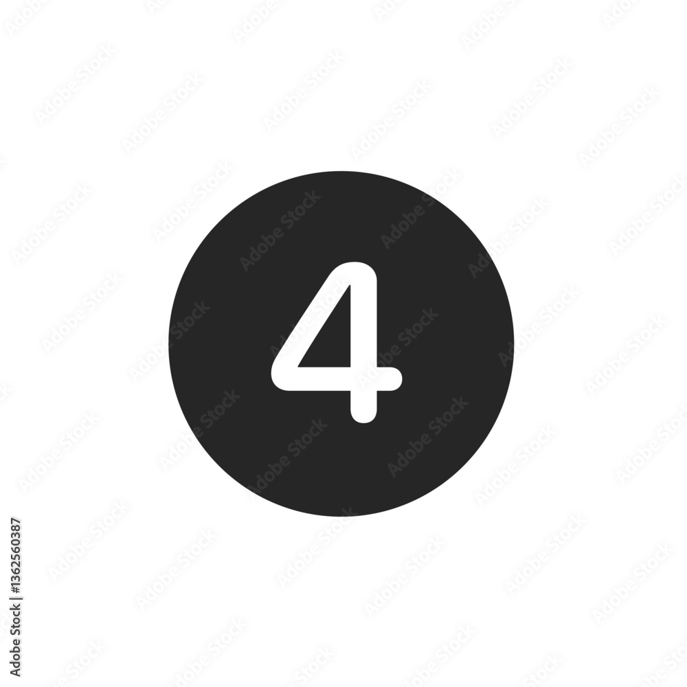 Filled Four Circle Filled Four Circle