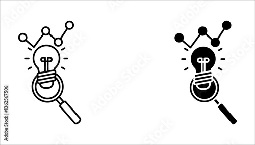 hypothesis icon set. Vector illustration for web design, isolated on white background.