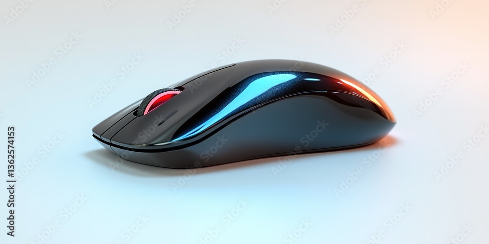 High-performance gaming mouse with ergonomic design and customizable features for serious gamers in a modern setting High-performance gaming mouse with ergonomic design and customizable features for serious gamers in a modern setting