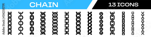 chain brush. chain brush pattern seamless